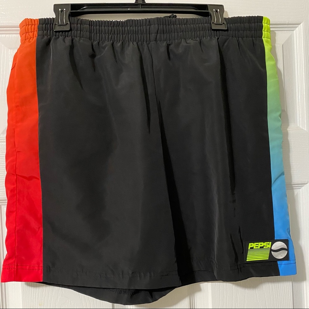 Multi-Colored Pepsi Shorts Size
